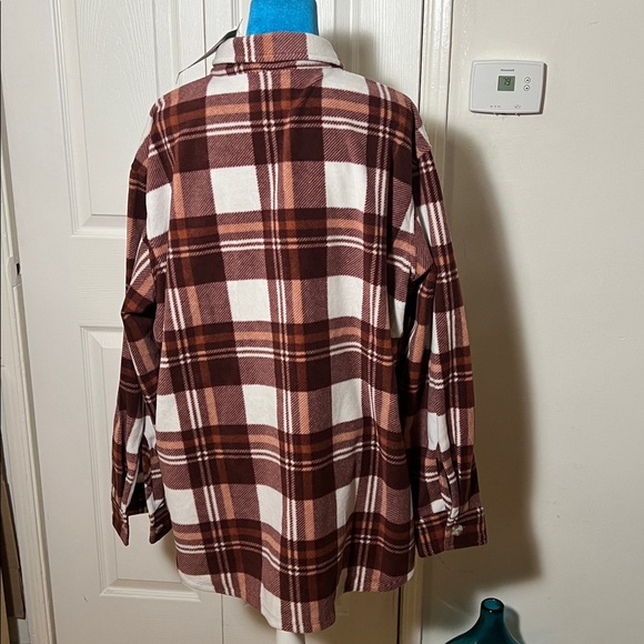 NWT EDDIE BAUER Micro fleece Shirt Women’s XL - Picture 4 of 7